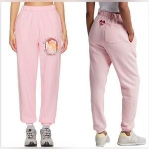 Boys Lie Pink Graphic Jogger Track Pants